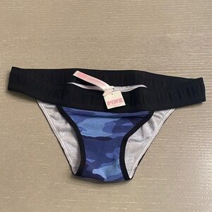 Victoria’s Secret Pink Blue Camouflage Bikini Bottom